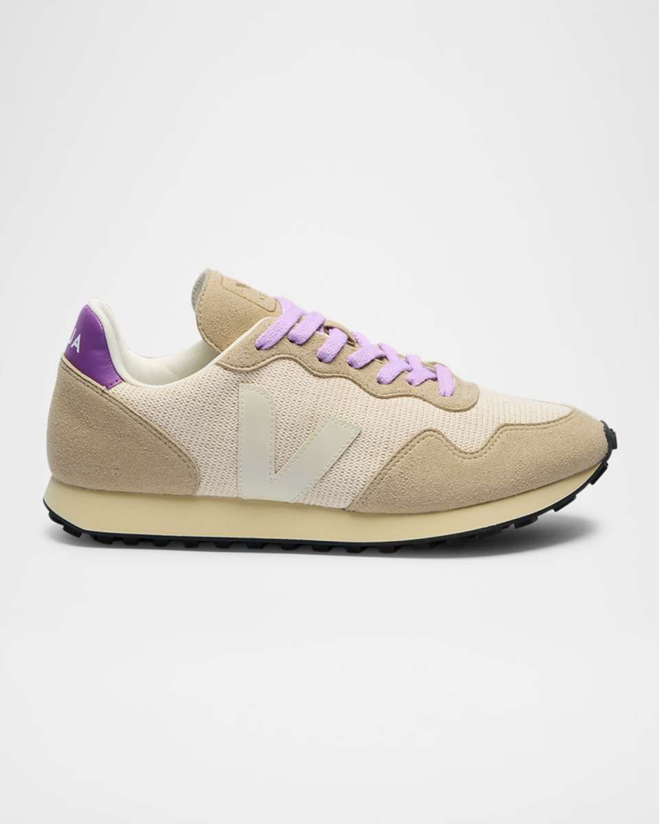 SDU Colorblock Jute Raffia Runner Sneakers
